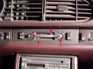 Clock and Temprerature Controls Removal and Replacement-1- trim-front3