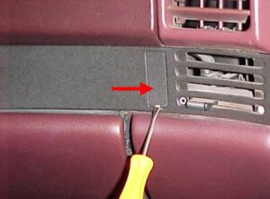 Clock and Temperature Controls Removal and Replacement-6-trim-front1