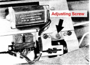 Sunroof Operation Troubleshooting and Repair-15-sunroof-early-adjusting-screw-2